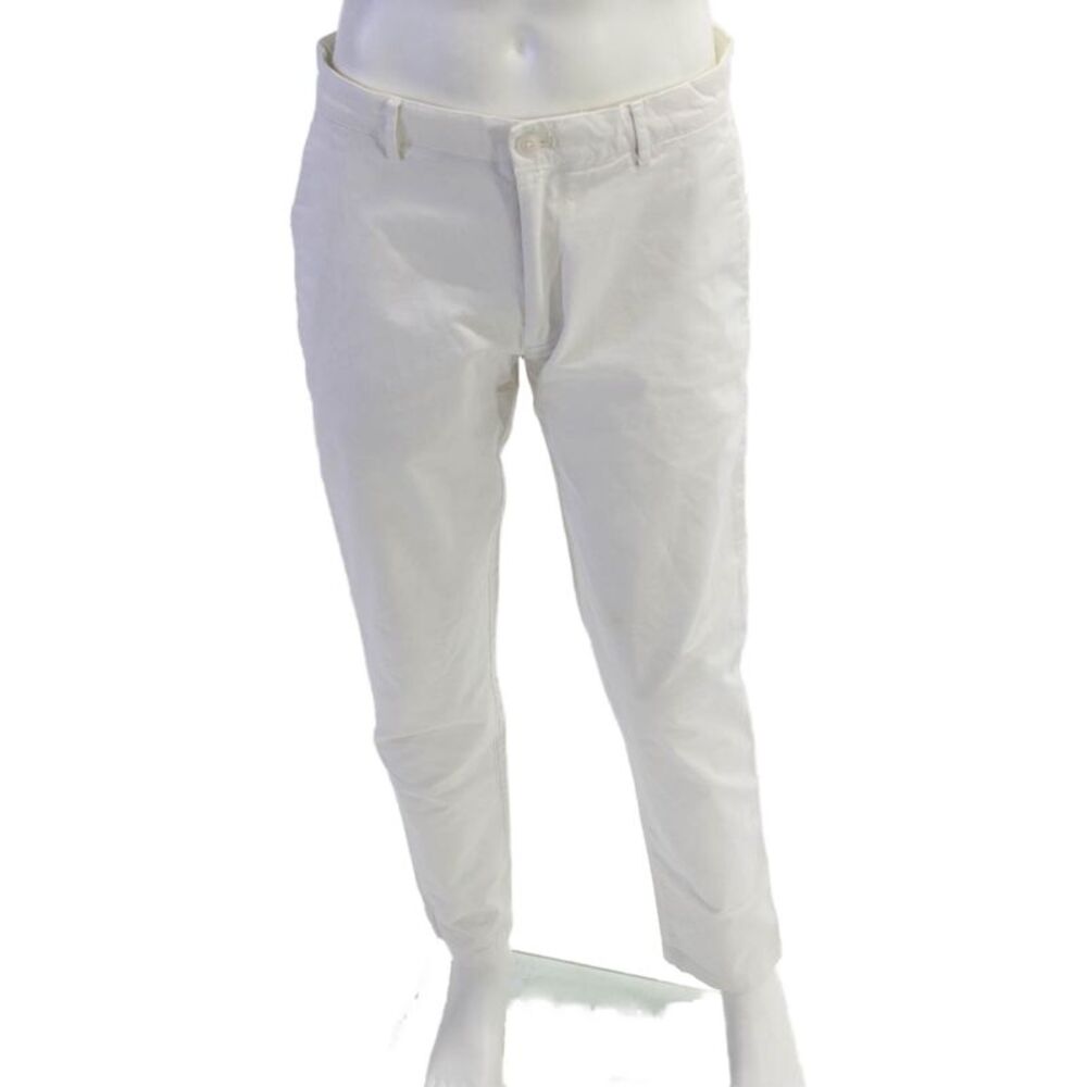 Club Monaco Men White Chinos Size 30